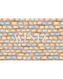 Fabric Photography Background Colorful Bricks Newborn / Backdrop 1979