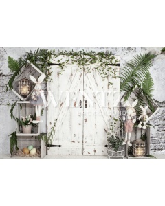 Fabric Photography Background Easter Door Newborn / Backdrop 2030