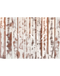 Fabric Photography Background White and Brown Wood Newborn / Backdrop 2058