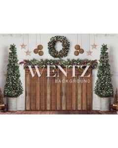 Fabric Photography Background Christmas Headboard / Backdrop 2373