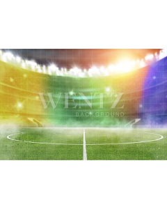 Fabric Photography Background World Cup Soccer Stadium / Backdrop 2540