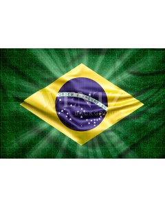 Fabric Photography Background Soccer World Cup Brazil Flag / Backdrop 2543