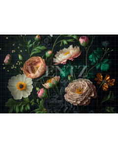 Fabric Photography Background Floral Fine Art / Backdrop 2788