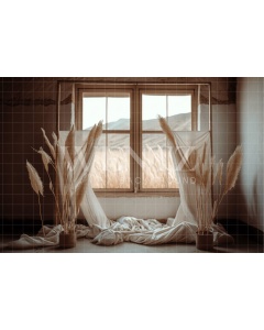 Fabric Photography Background Boho Room / Backdrop 2795