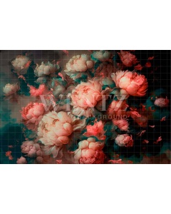 Fabric Photography Background Floral Fine Art / Backdrop 2906