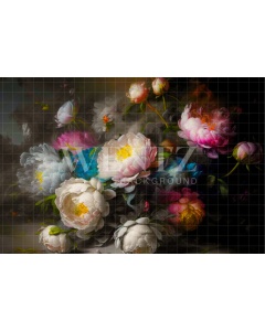 Fabric Photography Background Floral Fine Art / Backdrop 2907