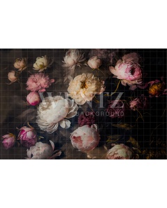 Fabric Photography Background Floral Fine Art / Backdrop 2909