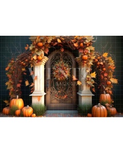 Fabric Photography Background Fall Facade / Backdrop 2919