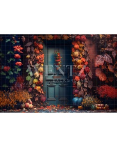 Fabric Photography Background Fall Facade / Backdrop 2924