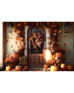 Fabric Photography Background Fall Facade / Backdrop 2926