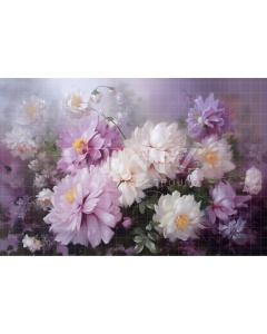 Fabric Photography Background Floral Fine Art / Backdrop 3007