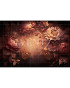 Fabric Photography Background Floral Fine Art / Backdrop 3008