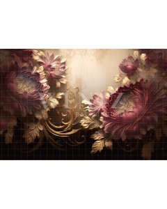 Fabric Photography Background Floral Fine Art / Backdrop 3009