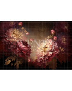 Fabric Photography Background Floral Fine Art / Backdrop 3010