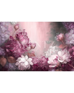 Fabric Photography Background Lilac Floral Fine Art / Backdrop 3020