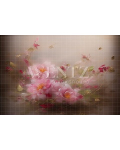 Fabric Photography Background Floral Fine Art / Backdrop 3146