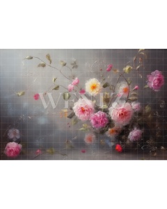 Fabric Photography Background Floral Fine Art / Backdrop 3150