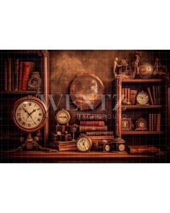 Fabric Photography Background Set with Books / Backdrop 3203