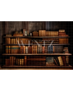 Fabric Photography Background Set with Books / Backdrop 3210