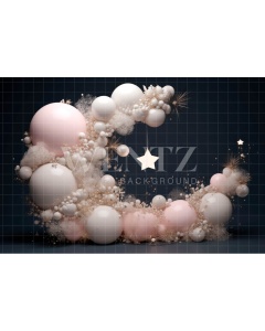 Fabric Photography Background Cake Smash Moon / Backdrop 3228