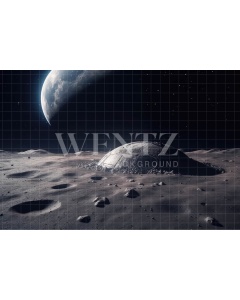 Fabric Photography Background Moon Surface / Backdrop 3270