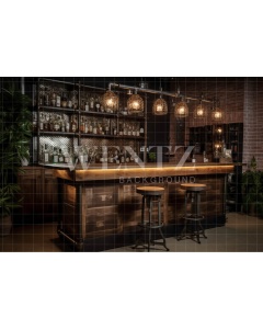 Fabric Photography Background Vintage Bar / Backdrop 3437