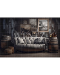 Fabric Photography Background Rustic Room / Backdrop 3438