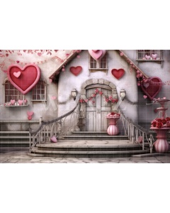 Fabric Photography Background Valentine's Day Set / Backdrop 3643