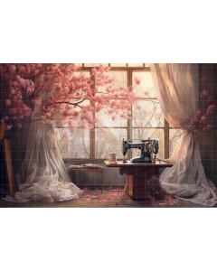 Fabric Photography Background Sewing Studio / Backdrop 3676