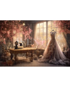 Fabric Photography Background Sewing Studio / Backdrop 3682