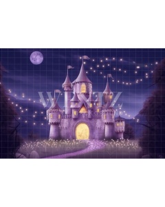 Fabric Photography Background Witch's Castle / Backdrop 3719