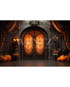 Fabric Photography Background Vampire's Bedroom Door / Backdrop 3743