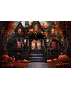 Fabric Photography Background Witch's House / Backdrop 3755