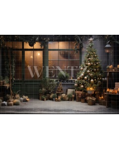 Fabric Photography Background Christmas Decoration / Backdrop 4116