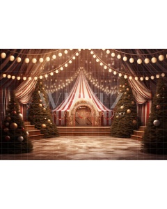 Fabric Photography Background Circus Tent / Backdrop 4123