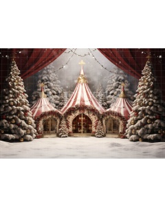 Fabric Photography Background Circus Tent / Backdrop 4147