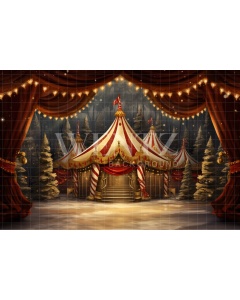 Fabric Photography Background Circus Tent / Backdrop 4159