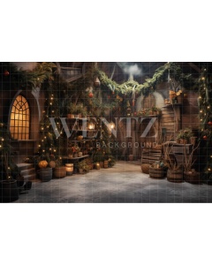 Fabric Photography Background Christmas Set / Backdrop 4259