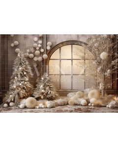 Fabric Photography Background Christmas Set / Backdrop 4316