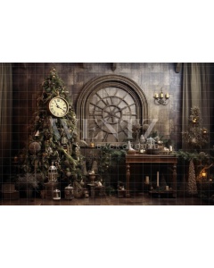 Fabric Photography Background Christmas Set / Backdrop 4323