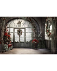 Fabric Photography Background Christmas Set / Backdrop 4334