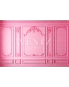 Fabric Photography Background Pink Boiserie / Backdrop 4482