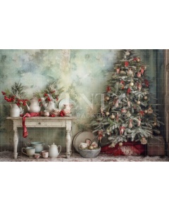 Fabric Photography Background Christmas Set / Backdrop 4556