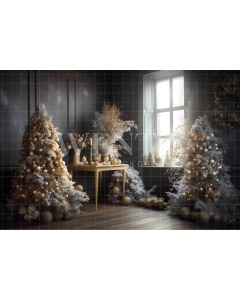 Fabric Photography Background Christmas Set / Backdrop 4568