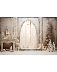 Fabric Photography Background White Christmas Set / Backdrop 4646