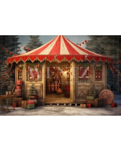 Fabric Photography Background Christmas Tent / Backdrop 4726