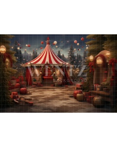 Fabric Photography Background Christmas Tent / Backdrop 4734