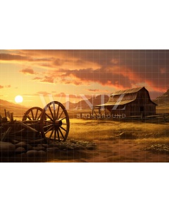 Fabric Photography Background Farm / Backdrop 4772