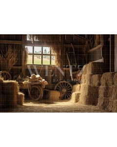 Fabric Photography Background Barn / Backdrop 4774