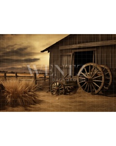 Fabric Photography Background Barn / Backdrop 4780